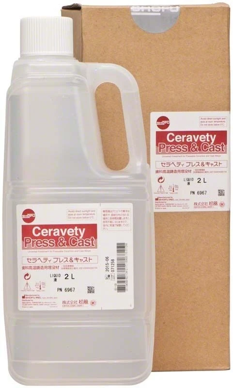 Ceravety Press & Cast, Flüssigkeit, Flasche 2000 ml