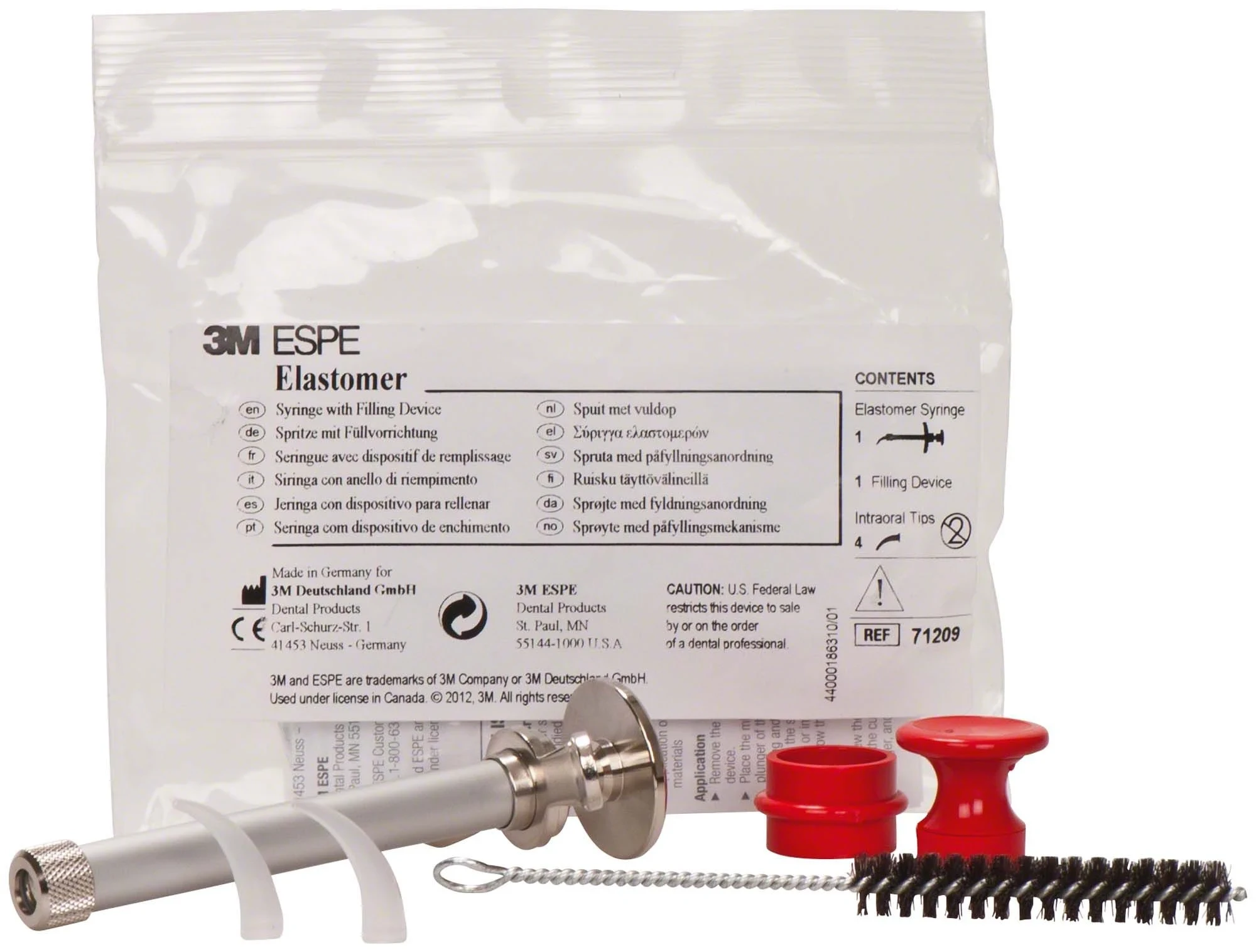 Elastomerspritze, Set, Packung à 1 Stück