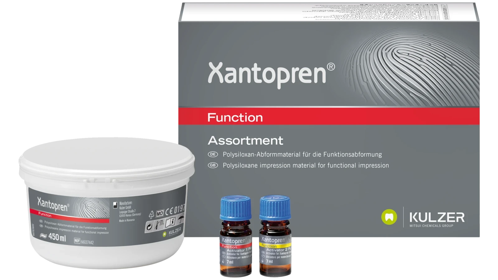 Xantopren, Function, Assortiment, Packung à 1 Set