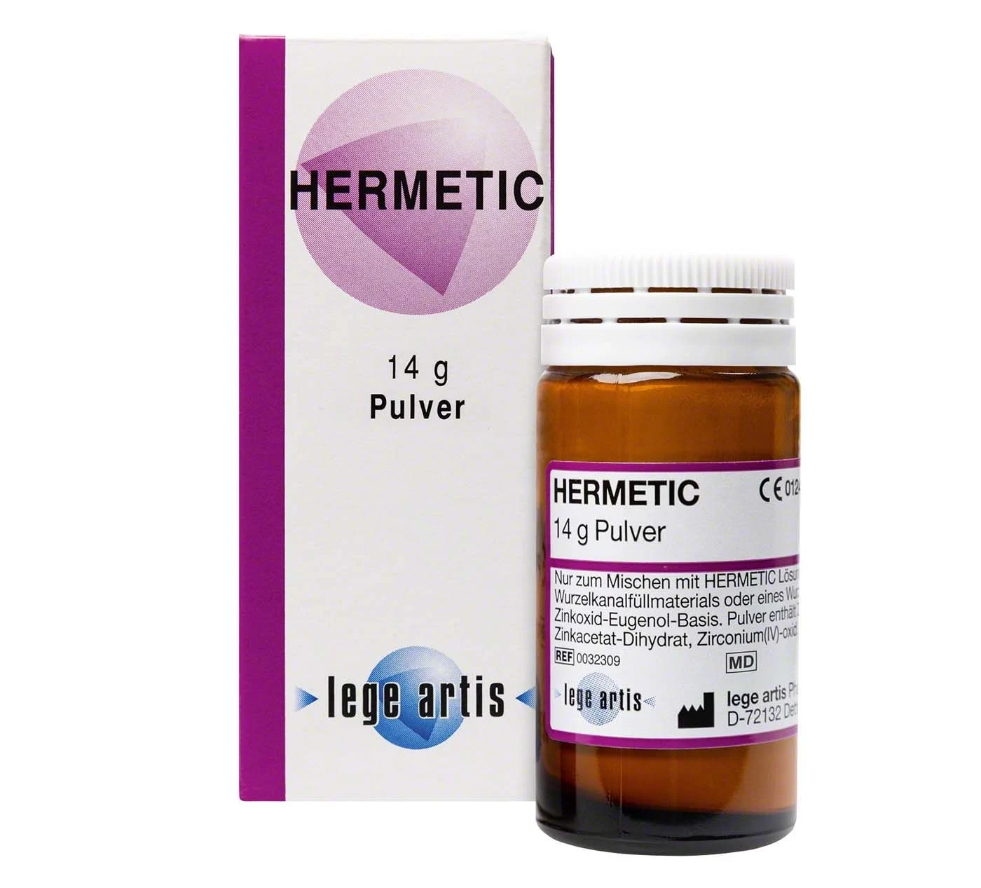 Hermetic Pulver, Zinkoxid-Eugenol-Sealer, Packung à 14 g