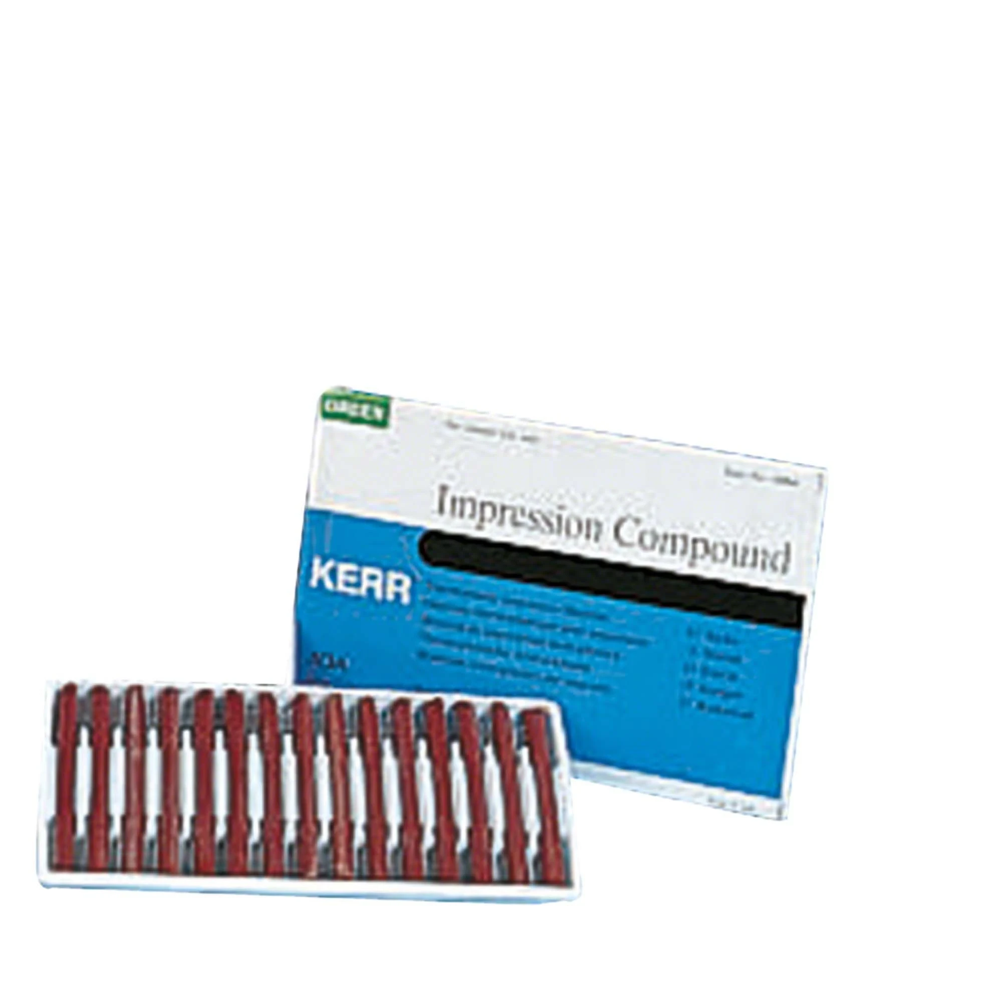 Impression Compound, Stangen, rot, 55°C, Packung à 15 Stück