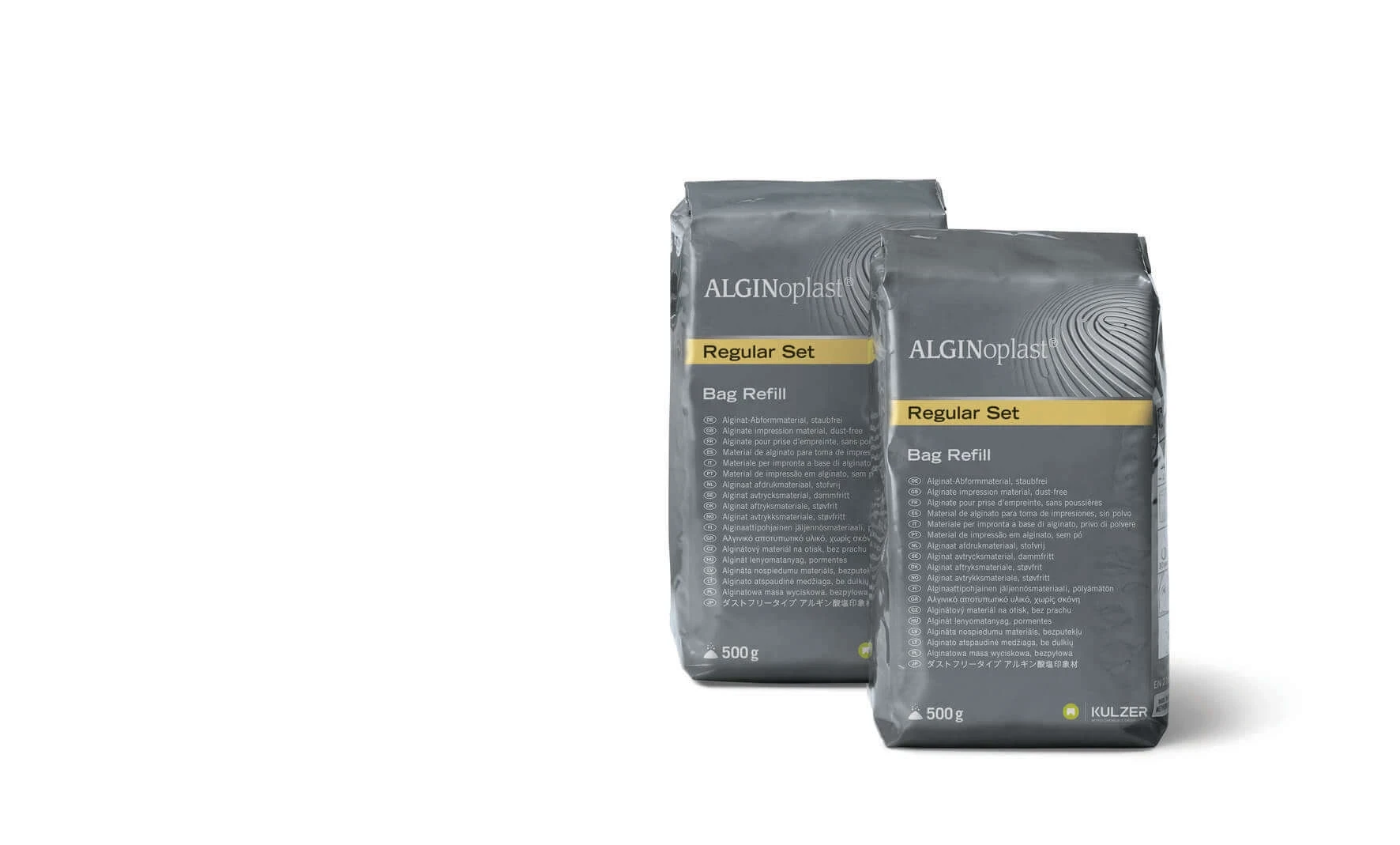 Alginoplast normalhärtend gelb Beutel 2 x 20 x 0,5 kg