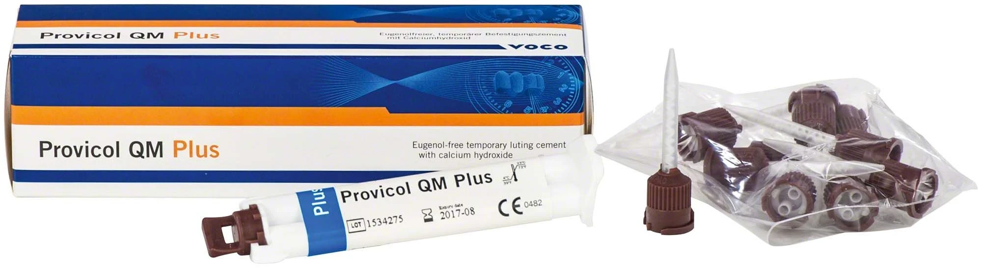 Provicol QM Plus, temporärer Befestigungszement, Spritze à 5 ml