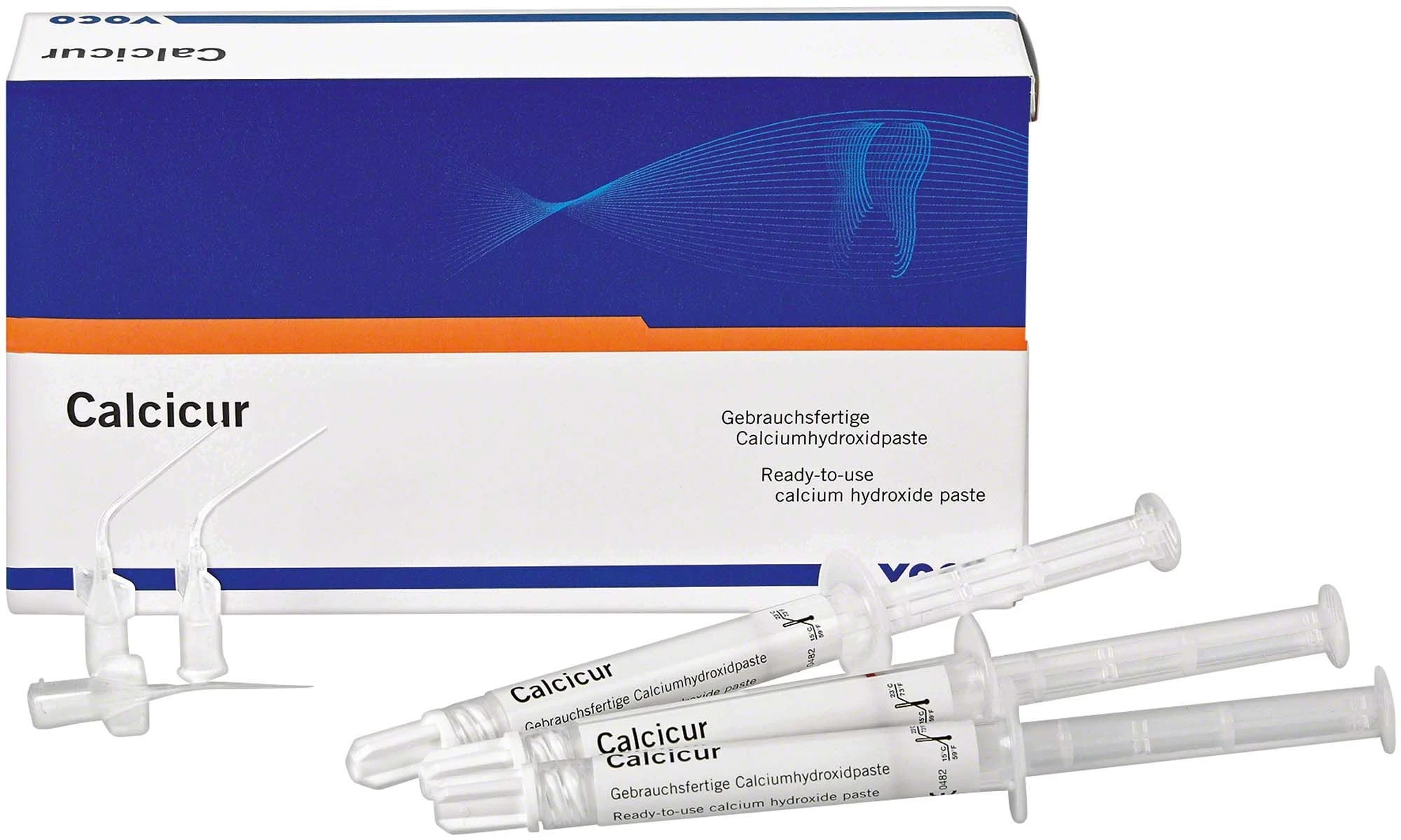 Calcicur Calciumhydroxidpaste, 3 Spritzen à 2,5g
