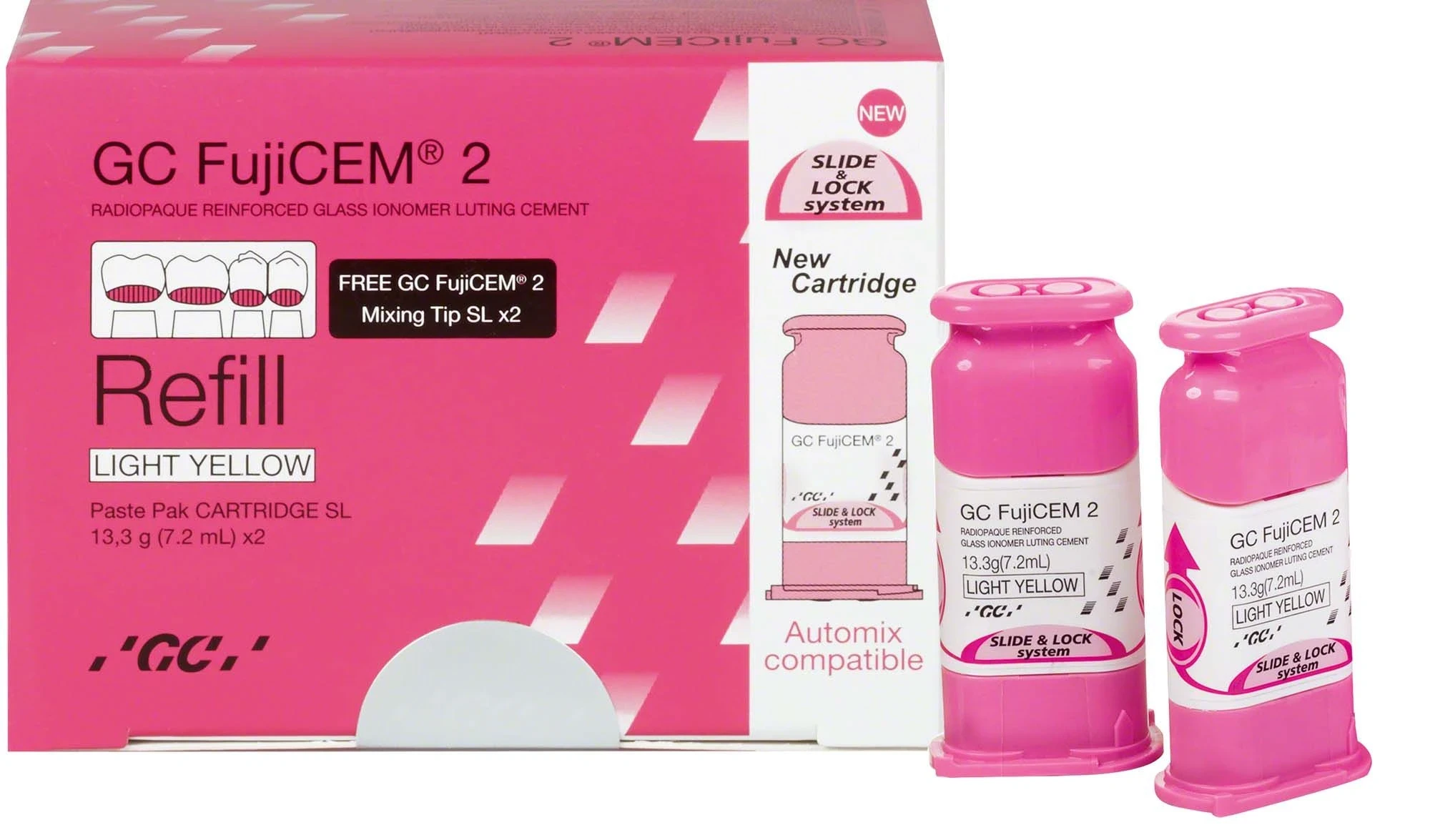 FujiCEM 2 SL, universal, 2 Kartuschen à 13,3 g