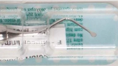 Retractionsfadenleger gezahnt klein 90 Grad UP174, Packung 1 Stück