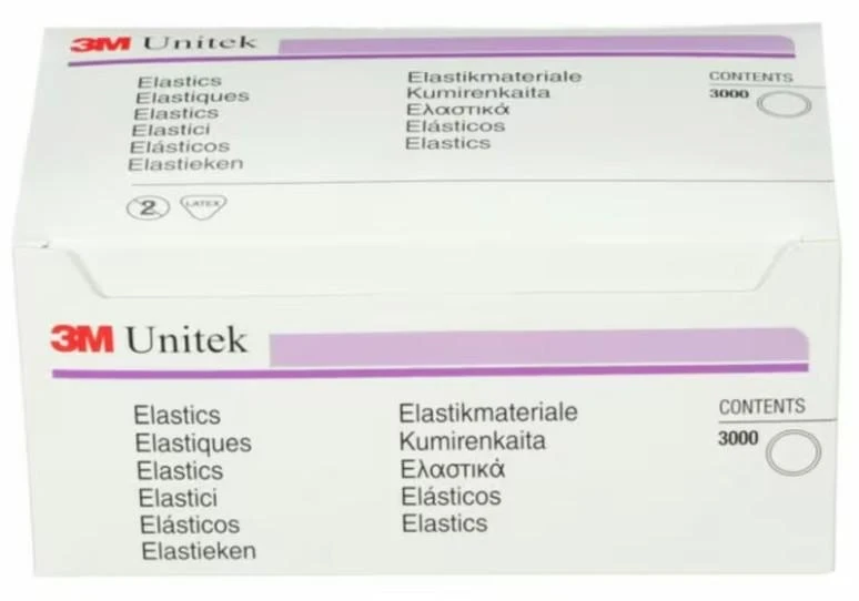 Latex Elastics 30 pks of 100, Med 4 Oz 3/16" Bill, 3000 Stück