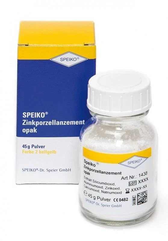 Zhanelka Zinkporzellanzement hellgelb 1438, Packung 45 g