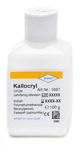 Kallocryl CPGM Pulver elfenbein 1697, Packung 100 g