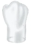 Frasaco Stripkronen UK links, 1.Prämolar klar 340, Pckg. 5 Stück