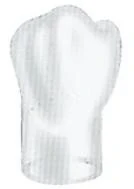 Frasaco Stripkronen UK links, 1.Prämolar klar 440, Pckg. 5 Stück