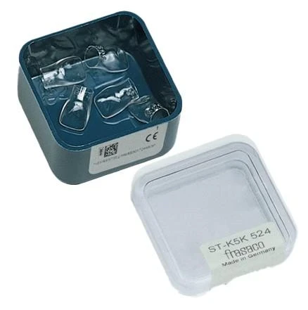 Frasaco Stripkronen Kinderzahn, glasklar, NaPa 512, Packung 5 Stück