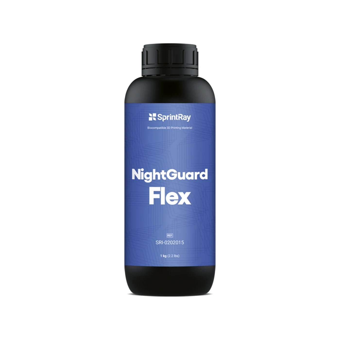 NightGuard Flex Resin Kunststoff, bläulich transparent, 1000 g