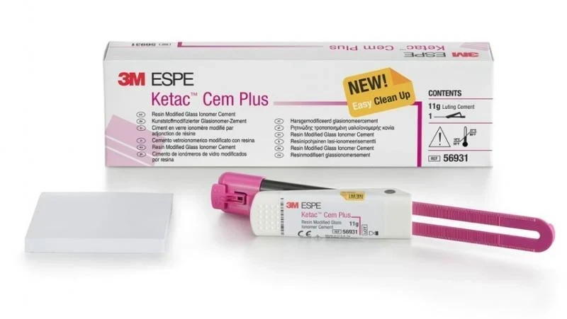 Ketac Cem Plus, Packung à 11 g + 1 Anmischblock