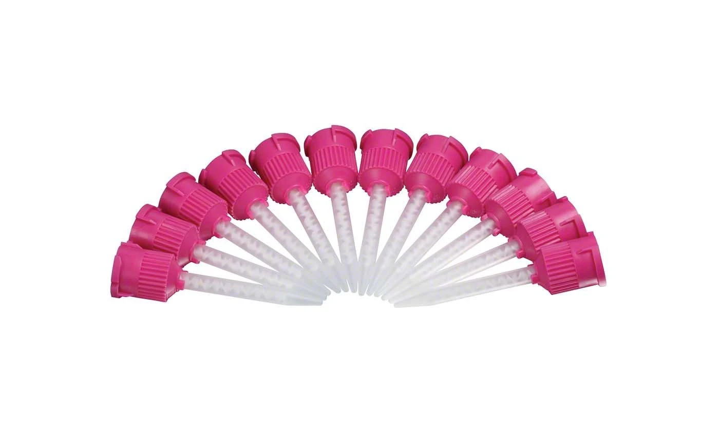 Ketac Cem Plus Automix Tips, Mischkanülen, rosa, Packung à 12 Stück