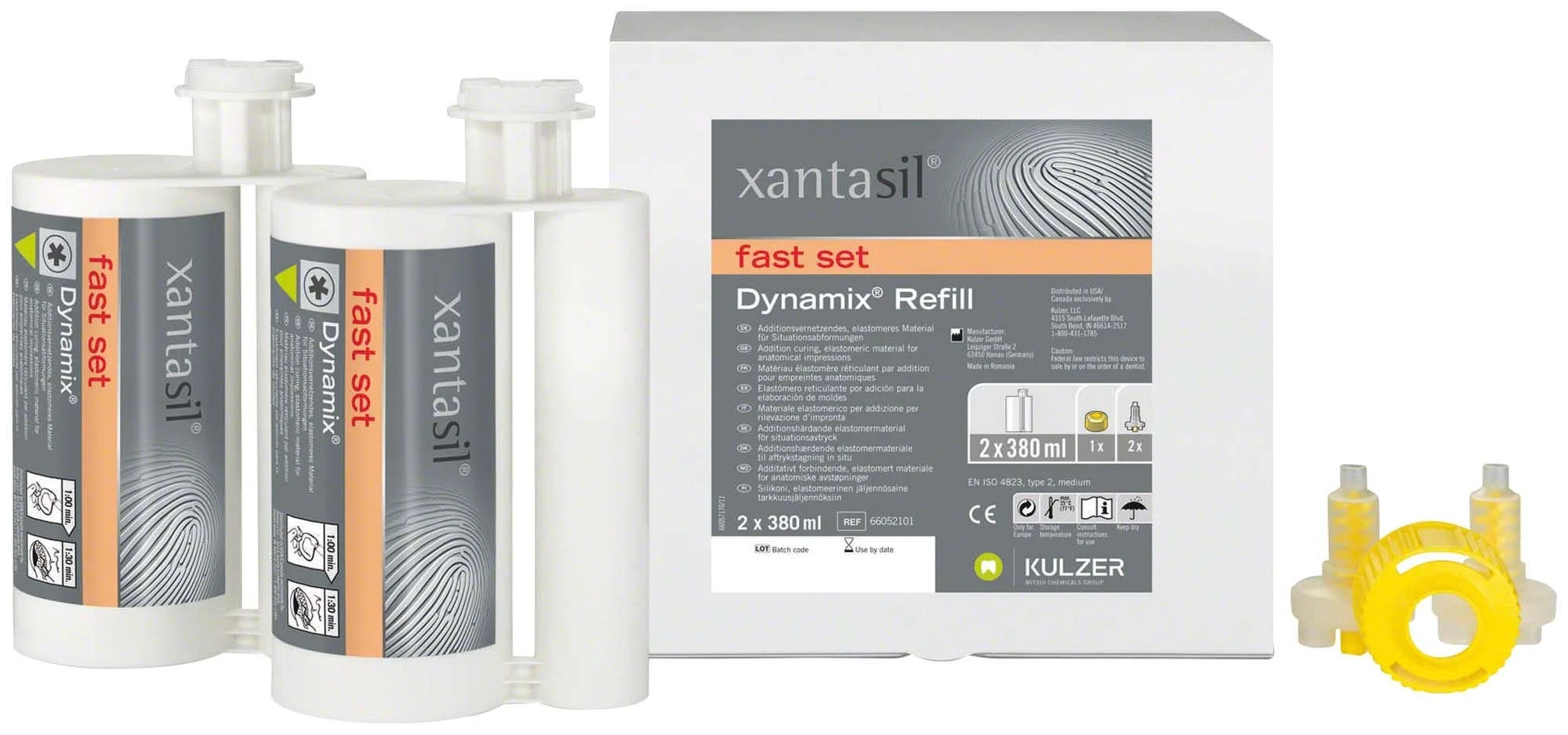 Xantasil Dynamix fast, Refill, 2 Doppelkartuschen à 380 ml
