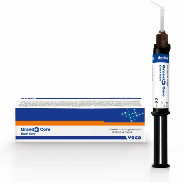 Grandio Core Dual Cure, Stumpfaufbaumaterial, QuickMix, weiß, Spritze à 10 g