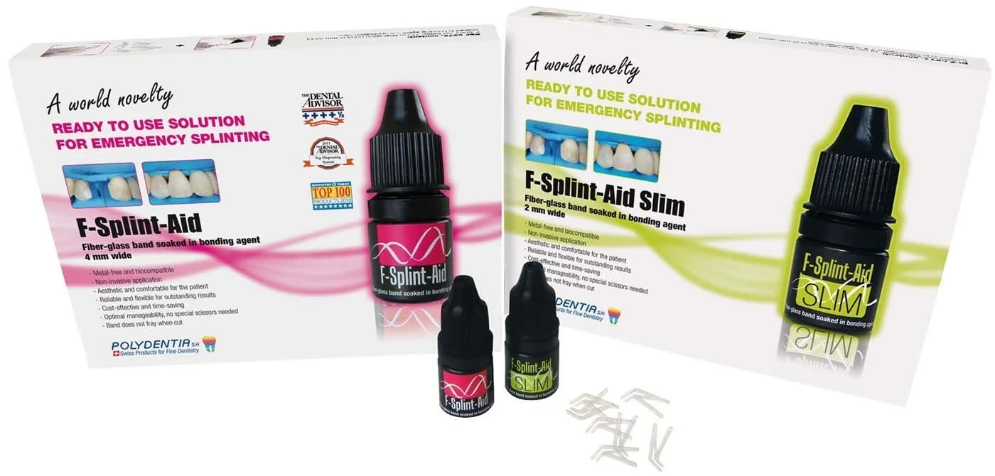 F-Splint-Aid, Slim, 12 × 2 cm, Packung à 1 Stück