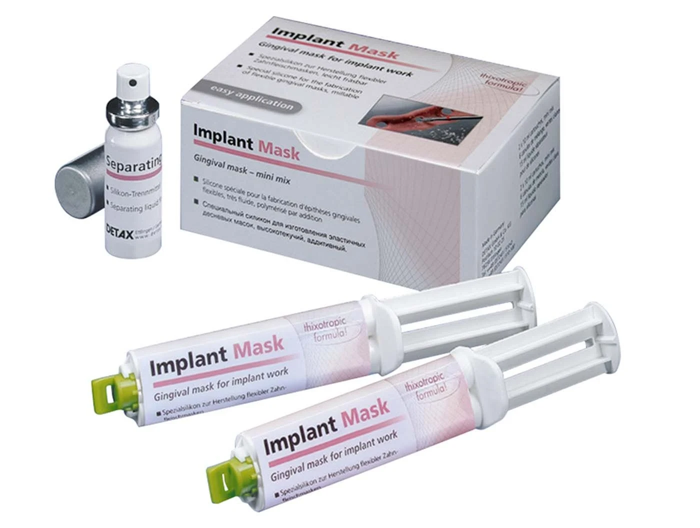 Implant-Mask scan+15ml Trennmittel Doppelkartusche 2x10ml