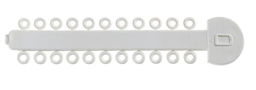 Dentalastics Personal Ligaturenringe, weiß, 990 Stück