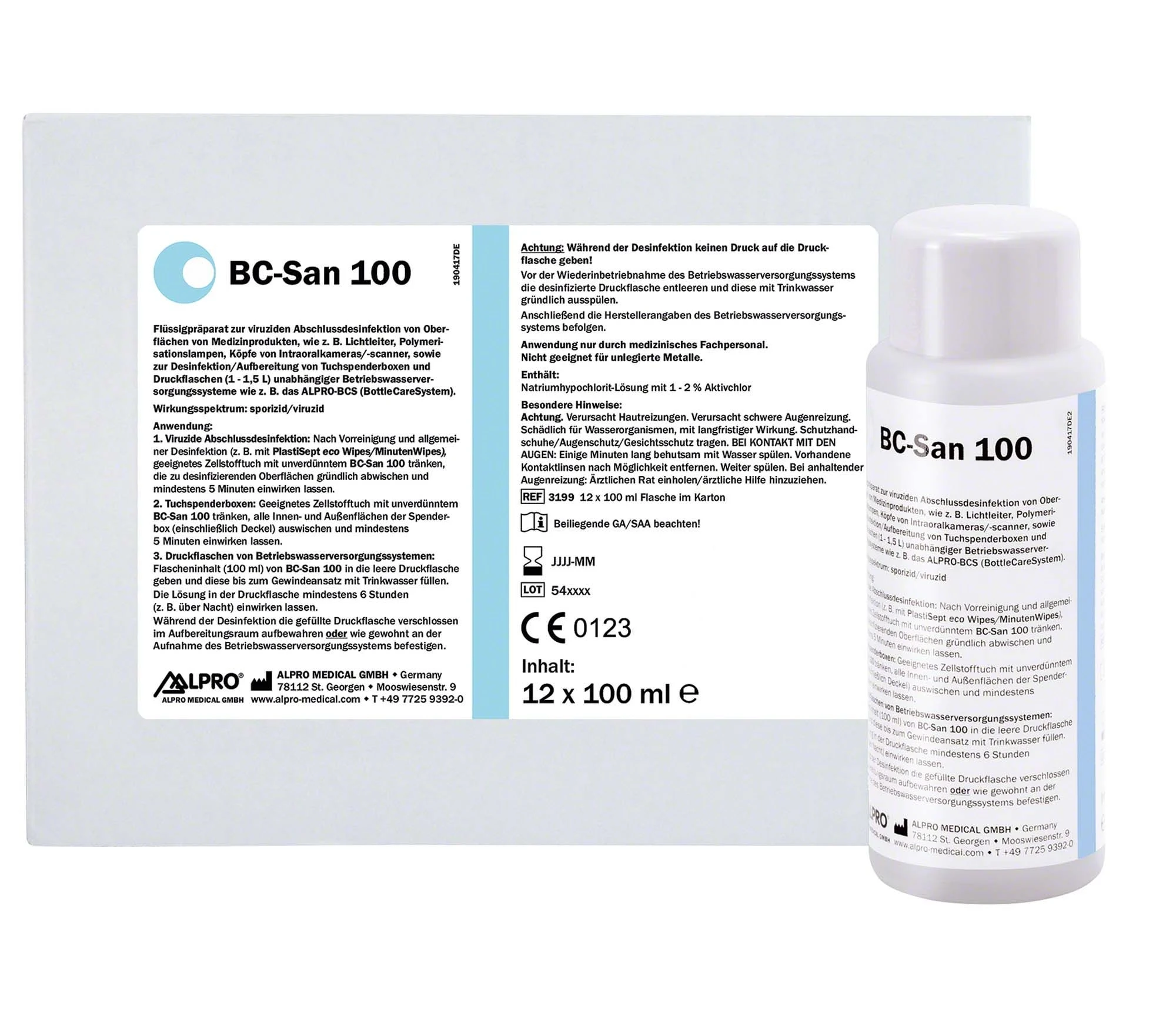 BC-San 100, 12 Flaschen à 100 ml