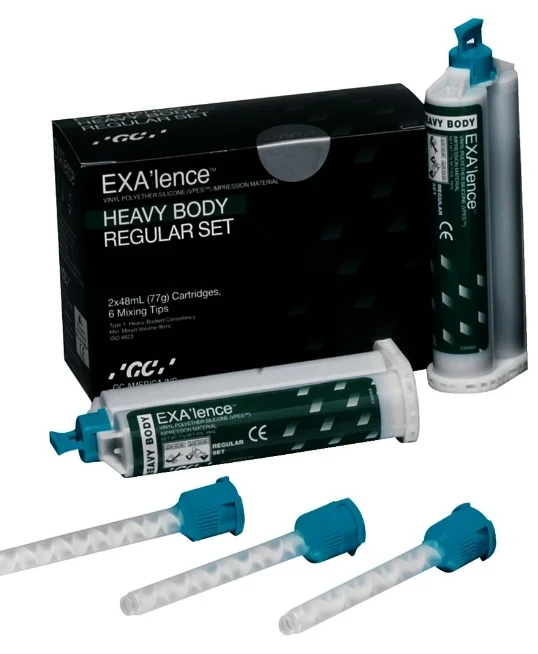 Exalence Heavy Body Regular, Korrekturabformung, 2 Doppelkartuschen à 48 ml